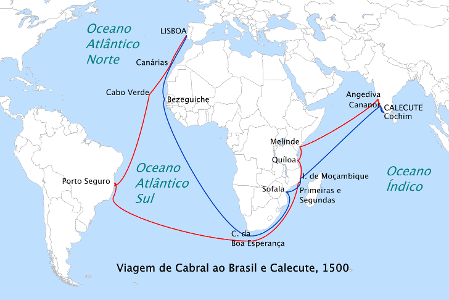 Who was the Portuguese explorer that reached Brazil?