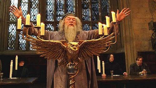 Dumbledore says something embarrassing in front of the whole school! What do you do!?