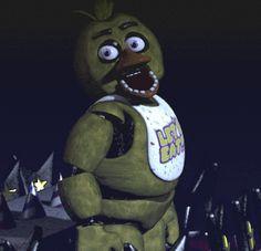 Bonnie ask the question Bonnie: ? O-kay. What your relation ship with Chica Chica: Huh? Oh..