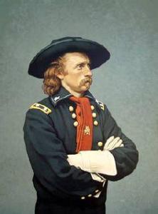 How old was Col George Armstrong Custer when he was first promoted to the rank of Brigadier General?