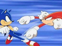 Knuckles:if both of us were in a fight what would you do