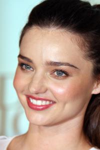What does Miranda Kerr use as a facial cleanser?