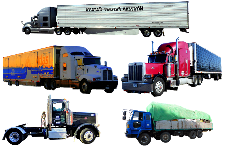 Which type of truck is designed to carry specialized equipment or vehicles?