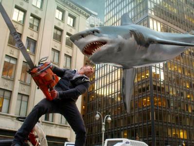 In Sharknado, which famous celebrity plays the father of Fin, the protagonist?