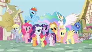 Just then, Twilight and her friends along with the 3 fillies burst in.  Twilight : I enquired about you to Applejack and she said you'd be here. Hope you enjoyed meeting my friends!