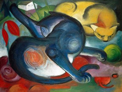 Who is famous for the creation of the 'Blue Four' group of artists in the early 20th century?