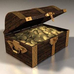 You find a large chest full of money in an abandoned house....