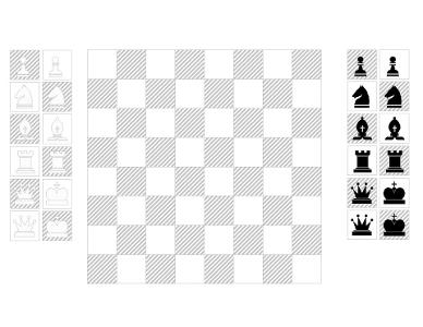 How many squares are on a standard chessboard?