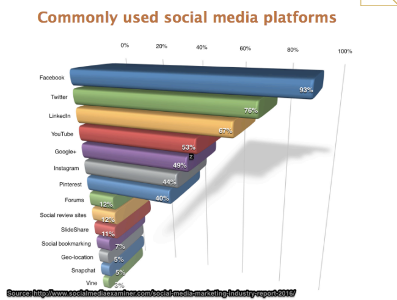 Which social media platform is known for its visual content and is popular among photographers and art enthusiasts?