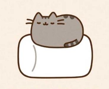 If Pusheen is in trouble, what does he do?