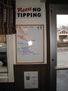 Which company has a 'No Tipping' policy for its employees?