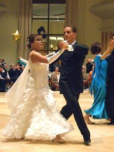 Where would dance competitions held for the style of Waltz?