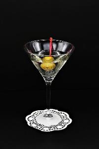 What two ingredients are needed to make a basic Martini?