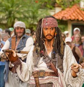 Which movie features the character Jack Sparrow?