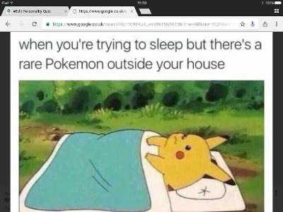 Pokémon go or bed