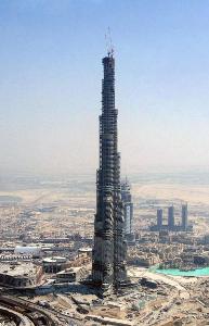 What was the previous tallest building before Burj Khalifa was constructed?