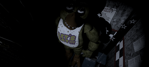 Is 1:56 Me: Wait. Chica is where. Wait. SHE IS OVER HERE?!