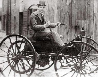 Which carmaker was the first to produce an all-electric car?