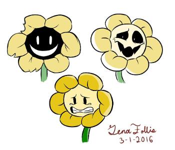 Sans: ok umm............What do you think of flowey. (Me:mwhaha i put in the pictures. Sans: Really you choose this picture. Me: but flowey is really asriel and he is hurting inside. Sans:............)