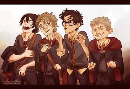 Who were the four marauders and what could they turn into? (Select 4)