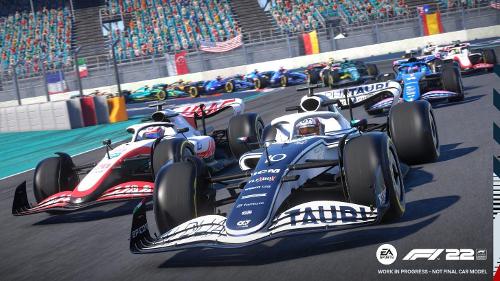 Which game franchise features racing with realistic driving physics?