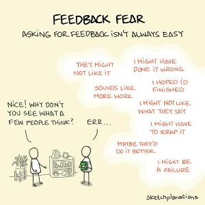 How do you feel about seeking feedback on your work?