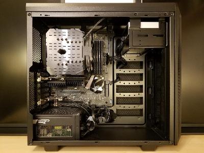 Which type of computer case is designed to provide more efficient airflow?