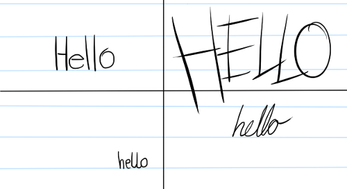 Which is closest to describing your handwriting?