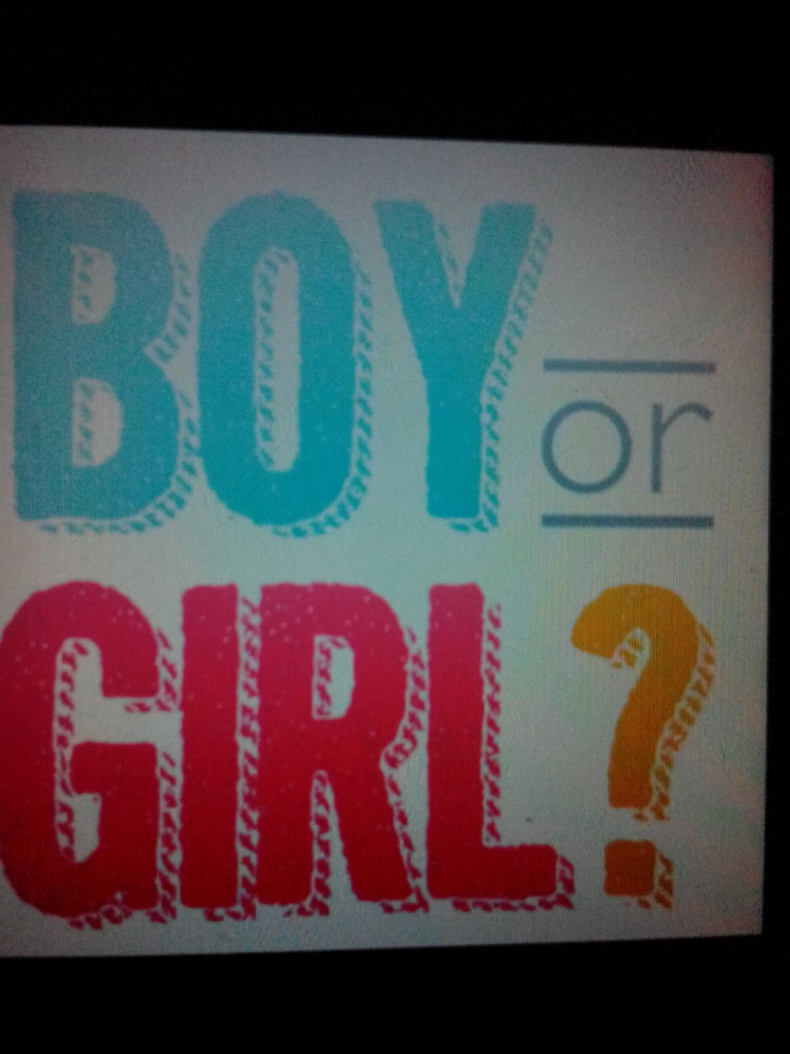 Boy or girl (the closest one)