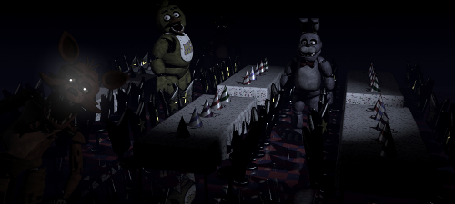 What happens when an animatronic finds you in FNaF?
