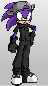 You look towards the gate to your cell, and see a purple hedgehog, as you back up to the wall. "Time to go," he says. He opens the cell door and drags you out. "Where are we going?" you ask. But Domanic just grins at you. "You'll see."