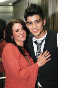 What is Zayn's mums name?