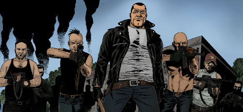Who is the creator of the graphic novel 'The Walking Dead'?