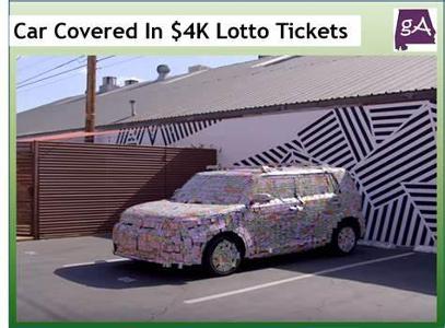 What is the 'fake lottery ticket' prank designed to do?