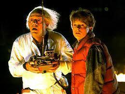 In the 1st Back To The Future, what year did the doc and Marty visit?
