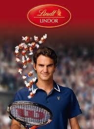 Last question. Who sponsors Lindor chocolate? I'll give you a few clues; it's a man, he is a famous tennis player!