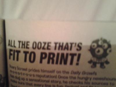 Ooze fit to print