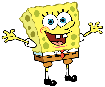 Who is the main character in the cartoon 'SpongeBob SquarePants'?