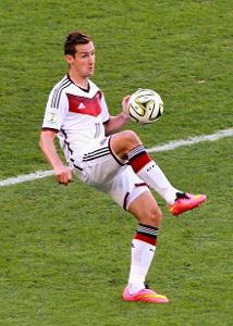 Who is the all-time leading goal scorer for Germany?