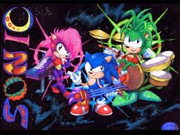 Leat: yay! You notice that there are other Freedom Fighters around. You: Who are they? Cyrus: Just some friends.  One of them approached the Sonic Underground. Freedom Fighter(male): Well, it certainly isn't much of a party without music! *winks at Sonic* Sonic: on it! Manic, Sonia, and Sonic: *summon instruments and begin to play a song*