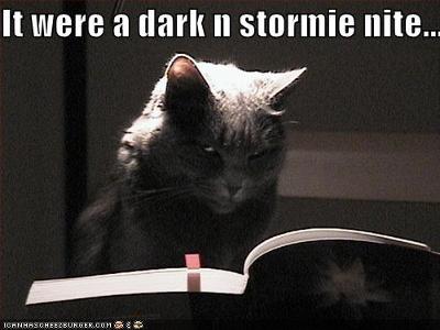 It were a dark stormie nite...