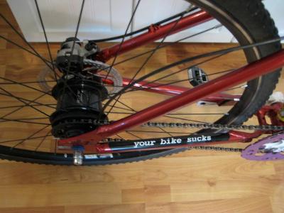 What is the purpose of a chainstay on a mountain bike?