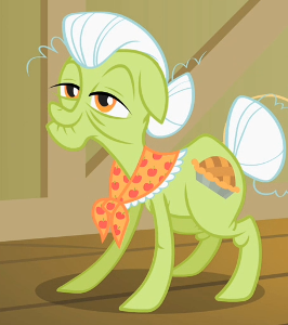 Who plays Granny Smith on Mlp along with one of the main ponies?