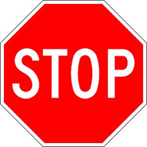 Which color is used for stop signs in most countries?