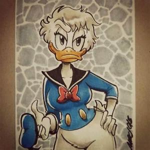 What is the name of Donald Duck's girlfriend?