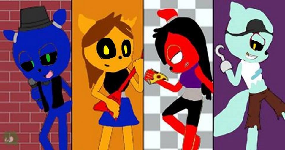 The clock struck six (haha fairytale references. XD) your office came to life and the animatronics were back on the stage. You walked out and stared at Katrina, Dylan, Xavier, and Anisha.