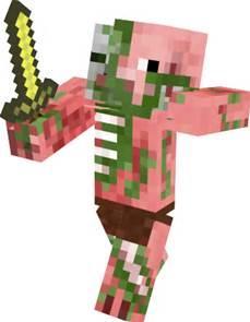 If you hit a zombie pigman, nothing will happen.