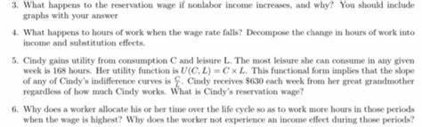 Which of the following is TRUE regarding the concept of 'reservation wage'?