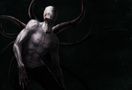 You once again come across another page but you also hear slender man coming, what do you do?