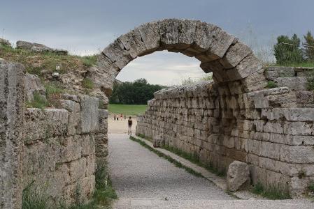 Where did the ancient Olympic Games originate?